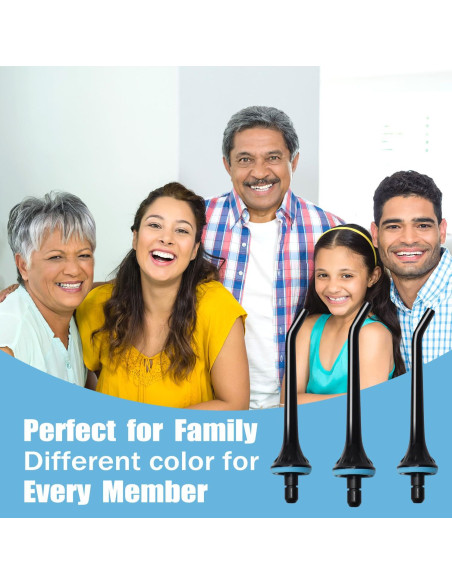 3 Puntas de Reemplazo para Irrigador Dental Nicwell/COSLUS