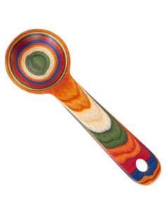 Cucharón de Café Marrakesh Baltique - Madera de Abedul Colorido