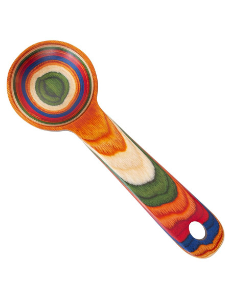 Cucharón de Café Marrakesh Baltique - Madera de Abedul Colorido