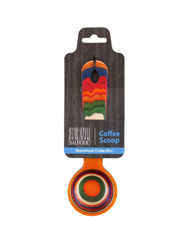 Cucharón de Café Marrakesh Baltique - Madera de Abedul Colorido