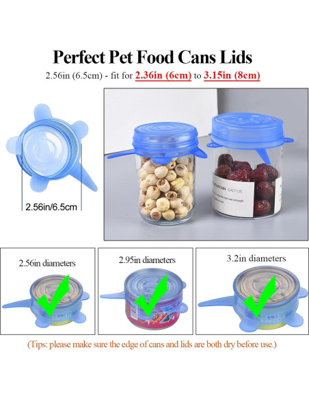Tapa de Silicona Reutilizable Adpartner para Latas - 10 Piezas