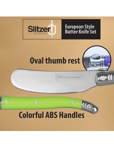 Juego de Cuchillos para Mantequilla Slitzer Alemania - 6 Piezas 2