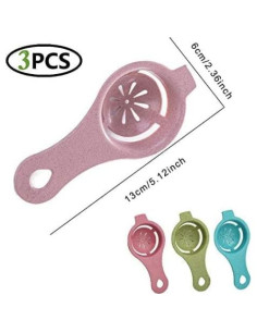 Separador de Yema de Huevo 3PCS VENCILAZY Resina Alimentaria 2