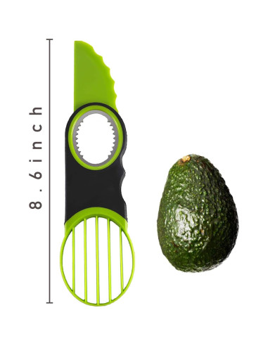 Cortador de Aguacate 3 en 1 Aichoof, Apto para Lavavajillas