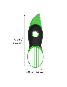 Herramienta 3 en 1 para Aguacate Bruce Sleuth - Cortador y Quita Huesos 2