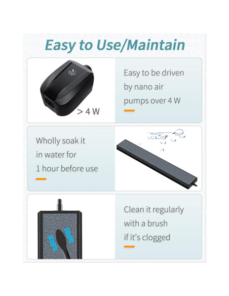 Difusor de Burbuja Pawfly 20.32 cm Gris para Acuario