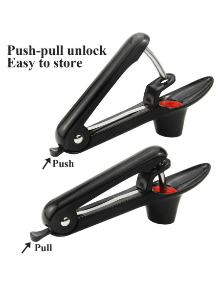 Herramienta Quita Huesos de Cereza Racoshk - Negro, 2.79 cm