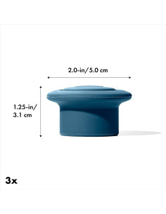 Tapones de Vino de Silicona OXO Good Grips 3 Piezas 2