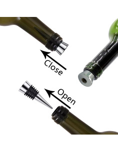 Tapones de Vino de Acero Inoxidable G4S3 - 10 Piezas 2