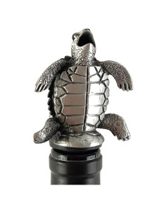 Vertedor de Vino Happy Hour Tortuga Marina - Aerador y Tapón