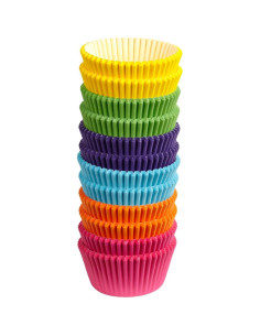 Forros para cupcakes Wilton, 300 unidades, colores brillantes 2