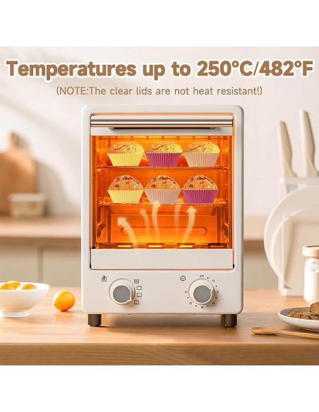 Forros de Cupcake Estándar xlloest Arcoíris Brillantes 400 Pzas