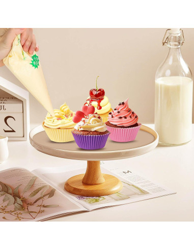 Forros de Cupcake Estándar xlloest Arcoíris Brillantes 400 Pzas