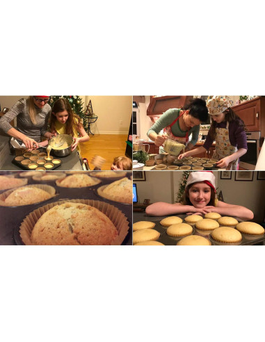 Forros para Cupcakes Estándar GiFBERA 200 Unidades Naturales