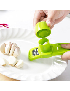 Rallador de Jengibre y Ajo Ximimark 3 Pcs Plástico Verde 2