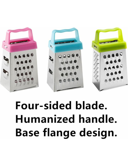 Mini Rallador de Queso AISIBO 3PCS Acero Inoxidable Compacto