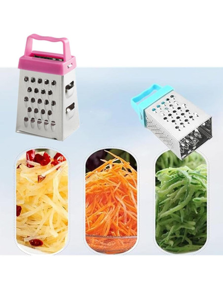 Mini Rallador de Queso AISIBO 3PCS Acero Inoxidable Compacto