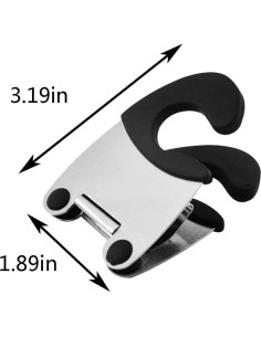 Soporte para Cucharas Antideslizante Forieru - 4 Piezas Acero Inoxidable 2