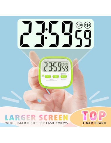 Temporizador Digital Antonki 2 Unidades Magnético 24 Horas