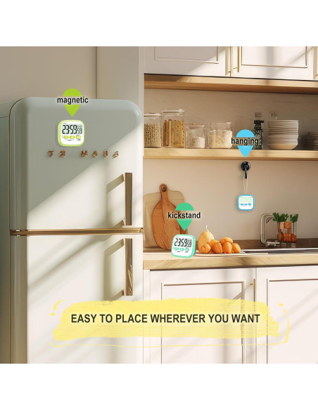 Temporizador Digital Antonki 2 Unidades Magnético 24 Horas