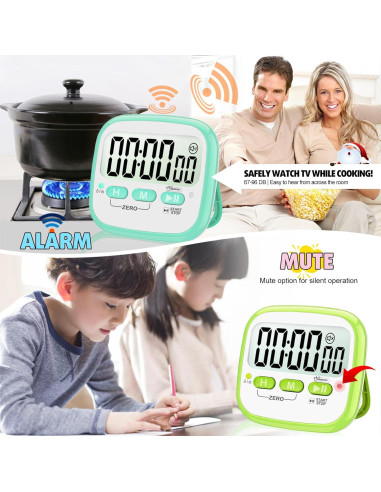 Temporizador Digital Antonki 2 Unidades Magnético 24 Horas