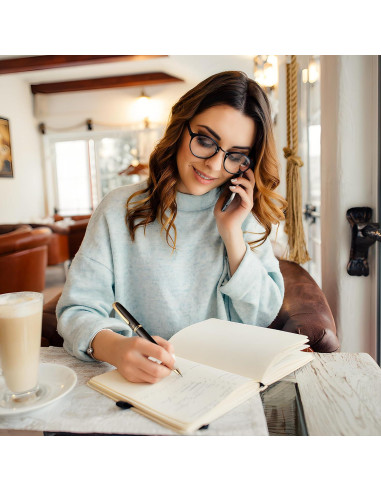 Conjunto de Pluma y Lápiz ZenZoi - Metal, 0.7mm, Negro