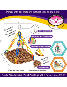 Juguete para Aves Pequeñas Super Bird Creations SB747 2