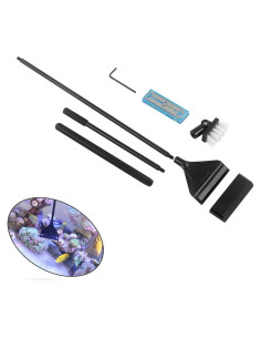 Limpiador de Acuario QANVEE 66 cm con 10 Cuchillas Inoxidable