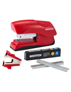 Grapadora Bostitch Roja Pesada 40 Hojas + 1250 Grapas