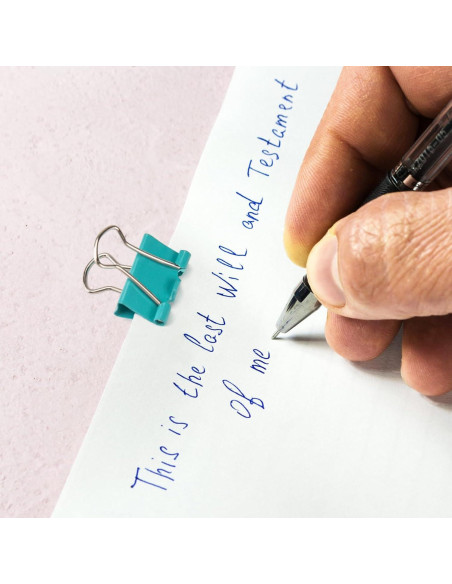 120 Mini Clips de Carpeta OWLKELA 15mm Multicolor Resistente