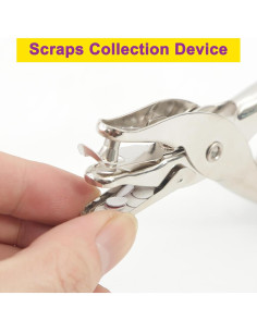 Perforador de Papel Decymis 1 Agujero 13cm Capacidad 8 Hojas 2