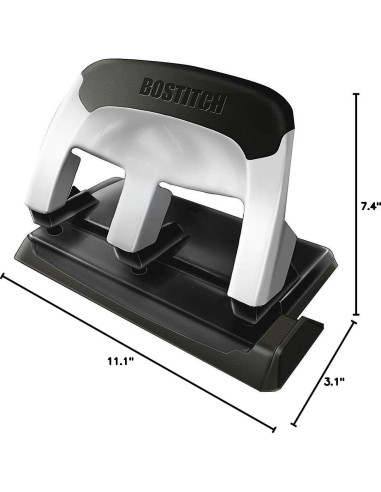 Perforadora Bostitch Office EZ Squeeze 3 Agujeros 40 Hojas