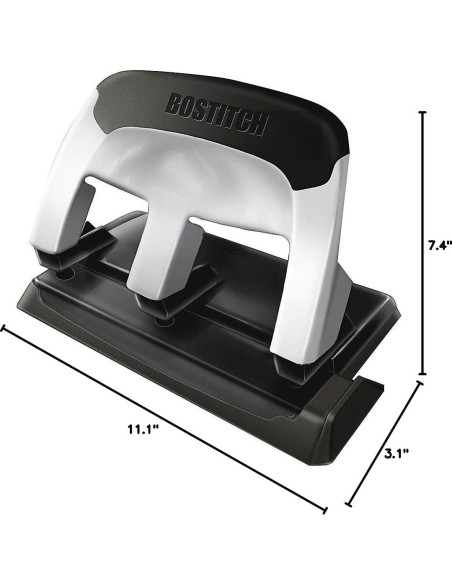 Perforadora Bostitch Office EZ Squeeze 3 Agujeros 40 Hojas