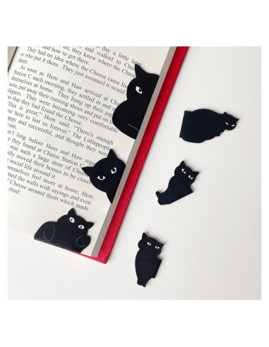 Marcadores Magnéticos Yasest - 6 Piezas de Gato Lindo