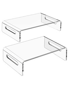 Soporte para Monitor Acrílico Zimilar - Elevador Ergonómico 20 kg