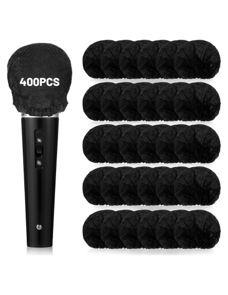 400 Fundas Desechables para Micrófono WLLHYF - Higiénicas y Seguras