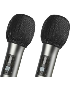 200 Cubiertas Desechables para Micrófono Mano Tela No Tejida 2