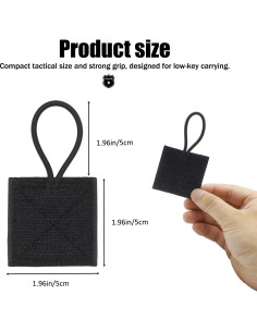 Soporte de Micrófono de Radio MYRIONT - Clips Tácticos 5 cm 2