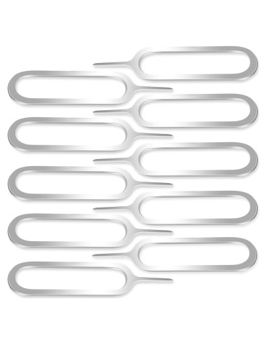 10 Piezas Herramienta Extracción SIM Mobi Lock - Compatible iPhone, Android