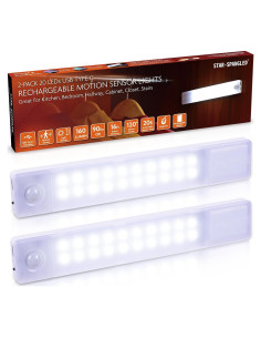Iluminación Bajo Gabinete STAR-SPANGLED 20.32 cm LED Sensor Movimiento