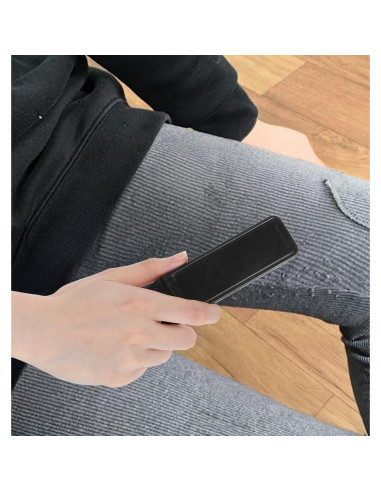 6 Cepillos de Pelusa Reutilizables Classicseali Portátiles Negros