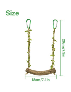 Soporte de Columpio para Aves KeaJuidy 20.1x17.8 cm 2