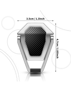 Soporte de Teclado Plegable Konohan de Aluminio 4 Piezas Plata 2