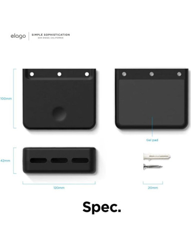 Soporte Universal para Control Remoto elago EST-R-HOLD-L-BK Negro