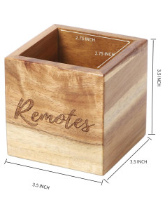 Soporte para Control Remoto de Madera Acacia COOLEX RCH01A 2