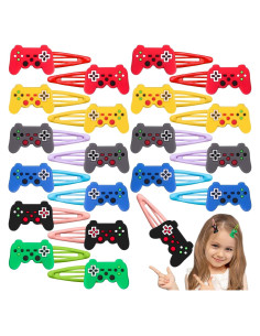 30 Clips para el Cabello de Videojuegos Alomois - Antideslizantes