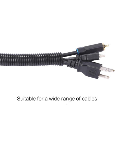 Tubo de Loom de Alambre Dividido Alex Tech 7.62m Negro