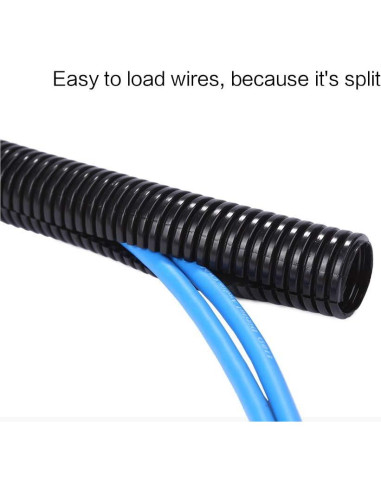 Tubo de Loom de Alambre Dividido Alex Tech 7.62m Negro