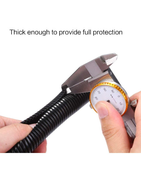 Tubo de Loom de Alambre Dividido Alex Tech 7.62m Negro