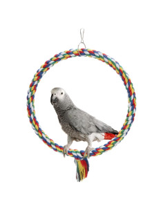 Columpio de Cuerda para Pájaros Wontee - Juguete Escalada M